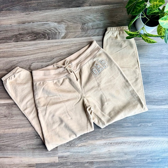 GAP Classic Casual Style Camel Beige Soft Fleece Jogger Sweatpants Size XS - Picture 13 of 13